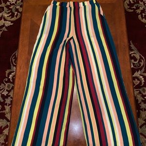 Long colorful palazzo pants